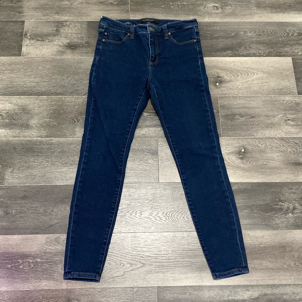LIVERPOOL Skinny Jean Womens Sz 29 Dark Wash